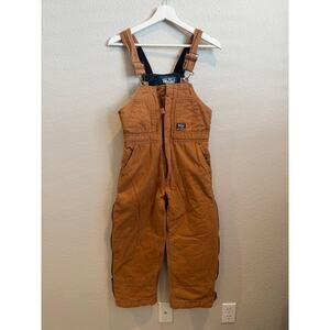 Walls Kids Tough Wear Grow System Overalls sz LRG